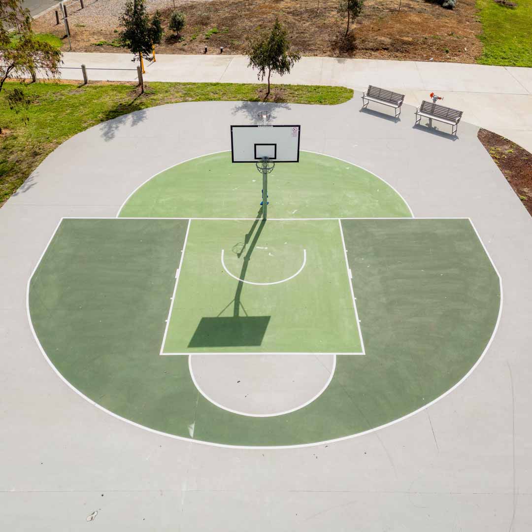 Altona half courts by Quantum Civil - community construction contractors
