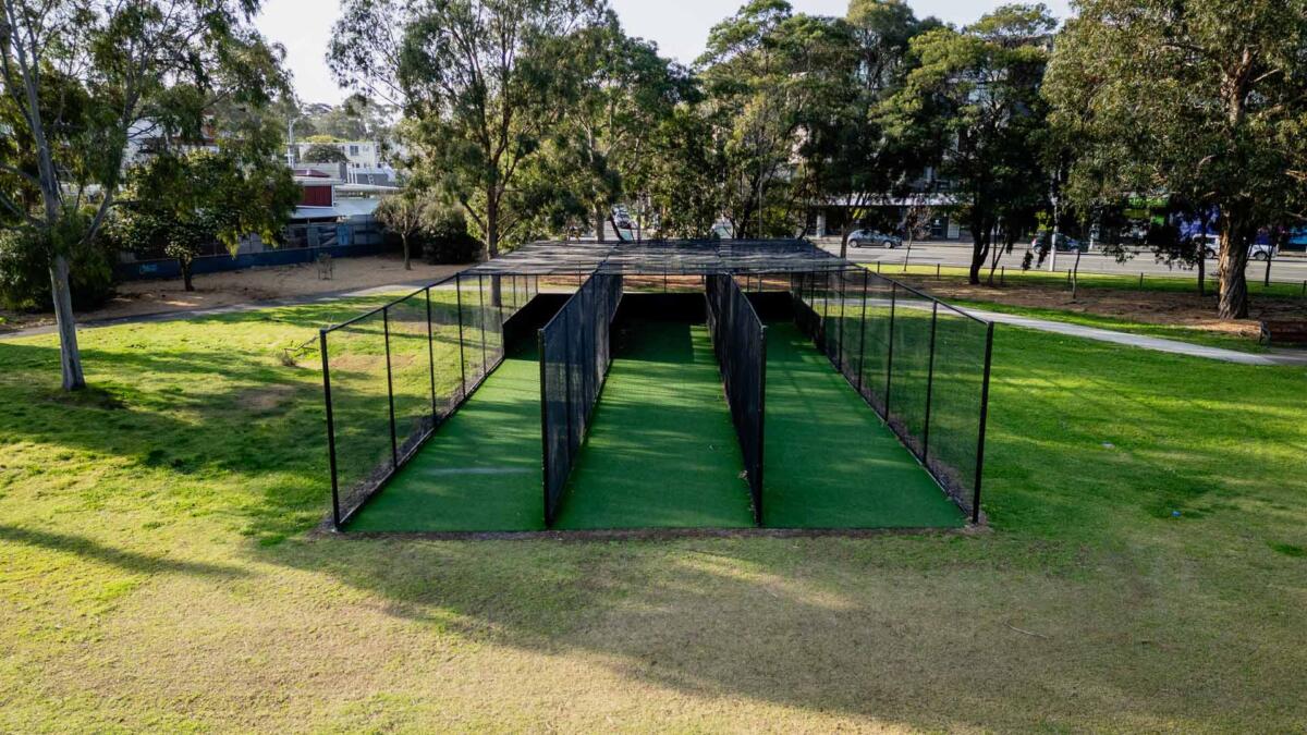 Flemington cricket nets by Quantum Civil - experienced community construction contractors