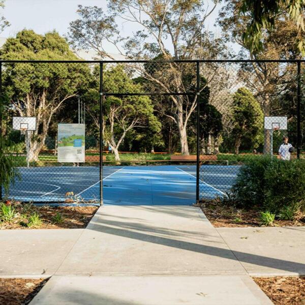 Basketball & netball courts in Flemington by Quantum Civil - experienced community construction contractors