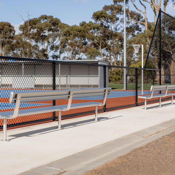 Deledio Netball court revitalisation, Dunolly by Quantum Civil community construction contractors