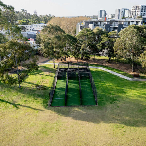 Flemington cricket nets by Quantum Civil - experienced community construction contractors