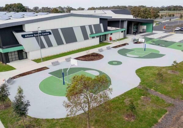 Sports stadium by Quantum Civil Geelong - specialists in civil construction in the education sector